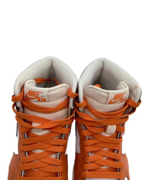 NIKE（ナイキ）NIKE (ナイキ) ハイカットスニーカー　Air Jordan 1 High OG オレンジ×ホワイト サイズ:24.5の古着・服飾アイテム