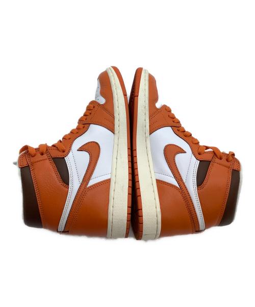 NIKE（ナイキ）NIKE (ナイキ) ハイカットスニーカー　Air Jordan 1 High OG オレンジ×ホワイト サイズ:24.5の古着・服飾アイテム
