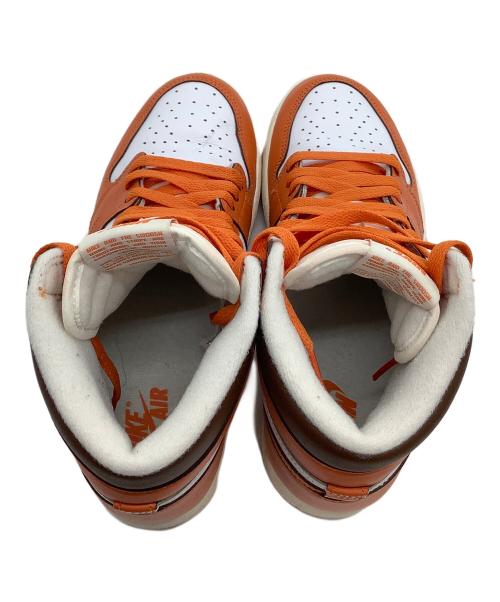 NIKE（ナイキ）NIKE (ナイキ) ハイカットスニーカー　Air Jordan 1 High OG オレンジ×ホワイト サイズ:24.5の古着・服飾アイテム