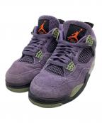 NIKEナイキ）の古着「ローカットスニーカー AIR JORDAN4」｜パープル