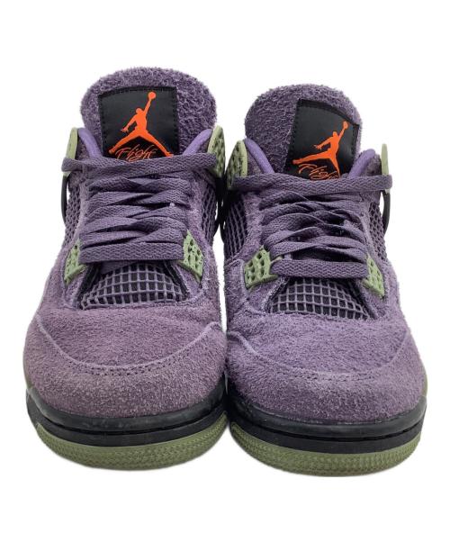 NIKE（ナイキ）NIKE (ナイキ) ローカットスニーカー AIR JORDAN4 パープル サイズ:24.5の古着・服飾アイテム