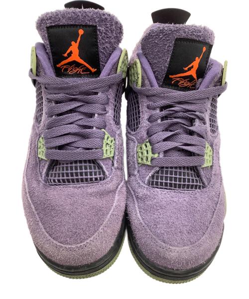NIKE（ナイキ）NIKE (ナイキ) ローカットスニーカー AIR JORDAN4 パープル サイズ:24.5の古着・服飾アイテム