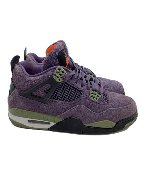 NIKE（ナイキ）NIKE (ナイキ) ローカットスニーカー AIR JORDAN4 パープル サイズ:24.5の古着・服飾アイテム
