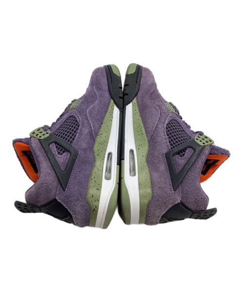 NIKE（ナイキ）NIKE (ナイキ) ローカットスニーカー AIR JORDAN4 パープル サイズ:24.5の古着・服飾アイテム