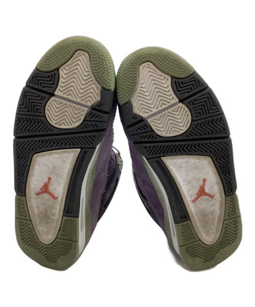 NIKE（ナイキ）NIKE (ナイキ) ローカットスニーカー AIR JORDAN4 パープル サイズ:24.5の古着・服飾アイテム