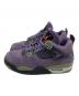 中古・古着 NIKE (ナイキ) ローカットスニーカー AIR JORDAN4 パープル サイズ:24.5：15000円