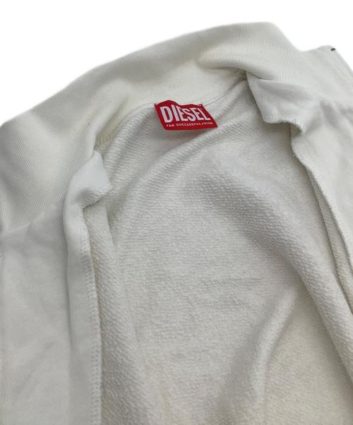 DIESEL（ディーゼル）DIESEL (ディーゼル) トラックジャケット　F-JAM-D ホワイト サイズ:Sの古着・服飾アイテム