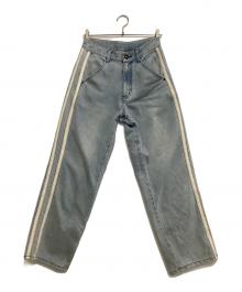 sculptor（スカルプター）の古着「デニムパンツ　Straight Line Denim Pants」｜ブルー