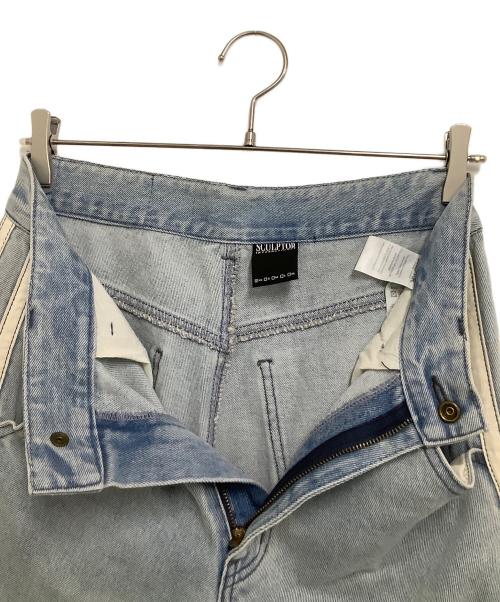 sculptor（スカルプター）sculptor (スカルプター) デニムパンツ　Straight Line Denim Pants ブルー サイズ:XSの古着・服飾アイテム