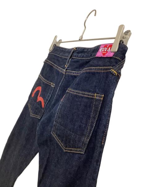 EVISU（エヴィス）EVISU (エヴィス) デニムパンツ　ローライズ インディゴ サイズ:25の古着・服飾アイテム