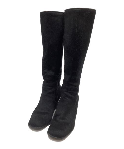 FENDI（フェンディ）FENDI (フェンディ) ロングハラコブーツ ブラック サイズ:351/2の古着・服飾アイテム