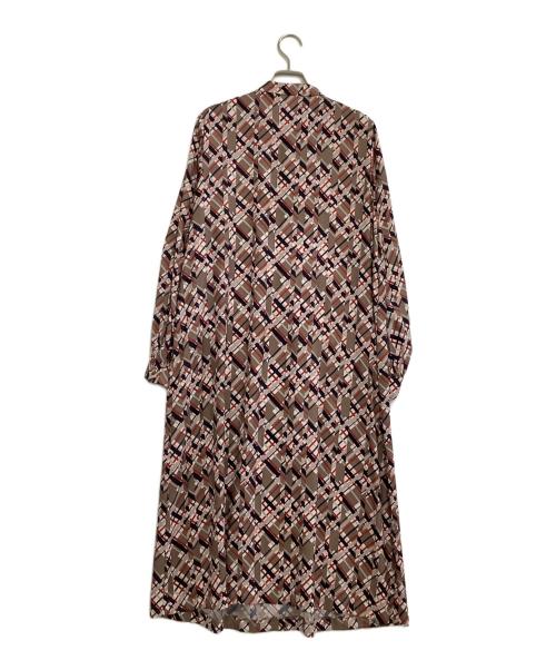 Leilian（レリアン）Leilian (レリアン) 長袖ワンピース ベージュ サイズ:11の古着・服飾アイテム
