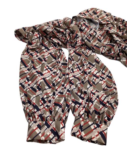Leilian（レリアン）Leilian (レリアン) 長袖ワンピース ベージュ サイズ:11の古着・服飾アイテム
