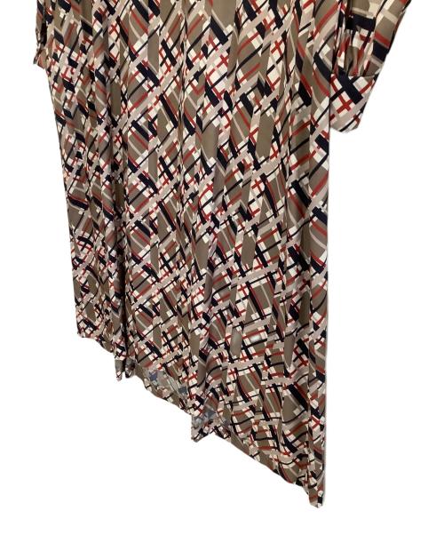 Leilian（レリアン）Leilian (レリアン) 長袖ワンピース ベージュ サイズ:11の古着・服飾アイテム