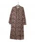 Leilian（レリアン）の古着「長袖ワンピース」｜ベージュ