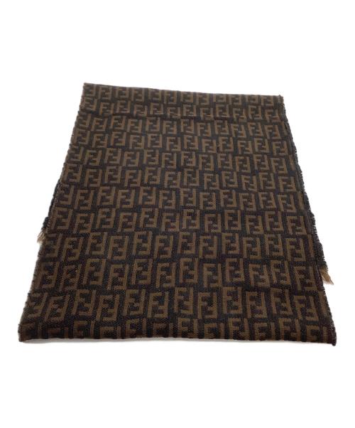FENDI（フェンディ）FENDI (フェンディ) ストール ズッカ ブラウンの古着・服飾アイテム