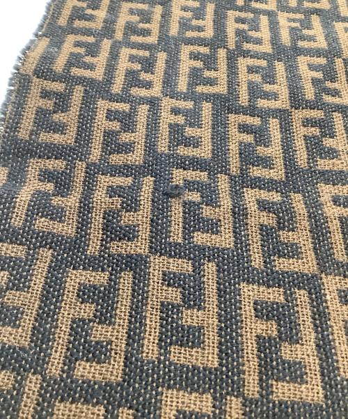 FENDI（フェンディ）FENDI (フェンディ) ストール ズッカ ブラウンの古着・服飾アイテム
