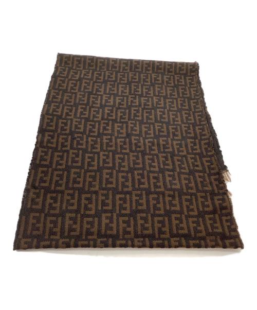 FENDI（フェンディ）FENDI (フェンディ) ストール ズッカ ブラウンの古着・服飾アイテム