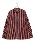 marimekkoマリメッコ）の古着「長袖シャツ」｜レッド