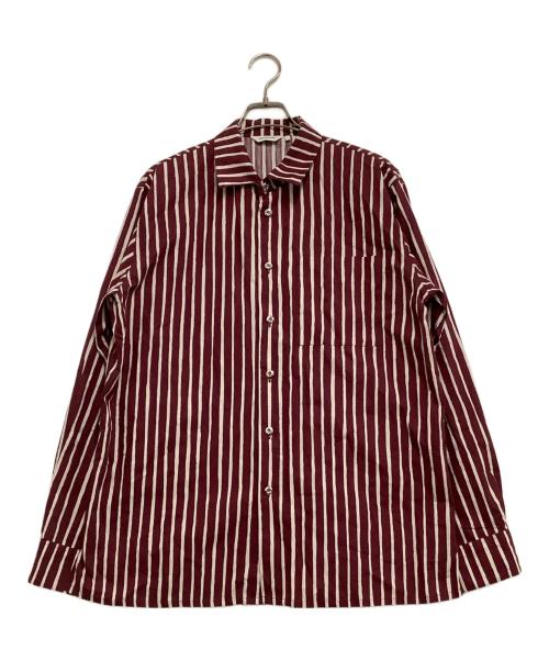 marimekko（マリメッコ）marimekko (マリメッコ) 長袖シャツ レッド サイズ:Mの古着・服飾アイテム
