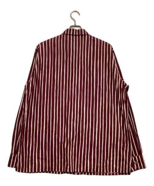 marimekko（マリメッコ）marimekko (マリメッコ) 長袖シャツ レッド サイズ:Mの古着・服飾アイテム