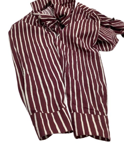 marimekko（マリメッコ）marimekko (マリメッコ) 長袖シャツ レッド サイズ:Mの古着・服飾アイテム
