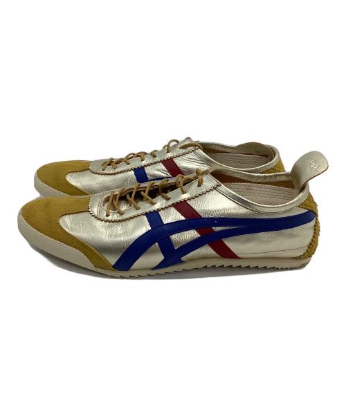 Onitsuka Tiger（オニツカタイガー）Onitsuka Tiger (オニツカタイガー) ローカットスニーカー ゴールド サイズ:28の古着・服飾アイテム