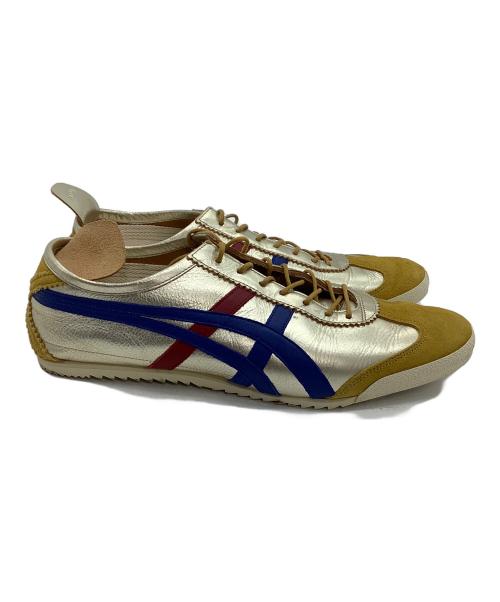 Onitsuka Tiger（オニツカタイガー）Onitsuka Tiger (オニツカタイガー) ローカットスニーカー ゴールド サイズ:28の古着・服飾アイテム