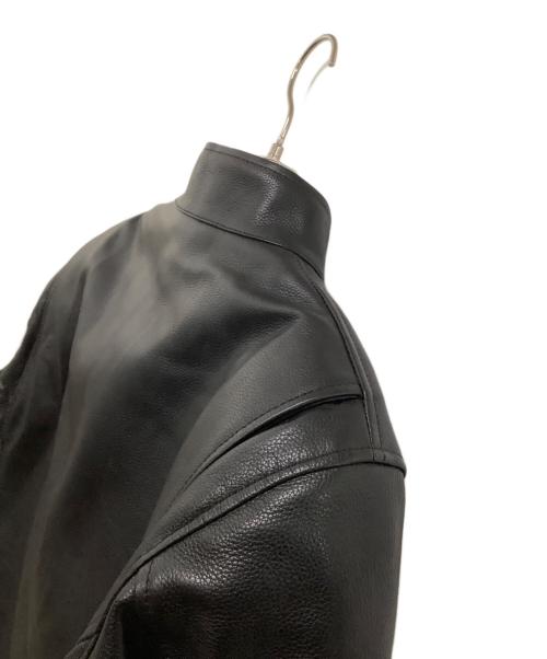Liugoo Leathers（リューグーレザーズ）Liugoo Leathers (リューグーレザーズ) ライダースジャケット ブラック サイズ:Lの古着・服飾アイテム