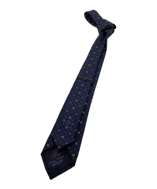 LOUIS VUITTON（ルイ ヴィトン）LOUIS VUITTON (ルイ ヴィトン) ネクタイ　ネクタイ・モノグラム フラワー ネイビー サイズ:freeの古着・服飾アイテム