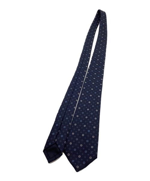 LOUIS VUITTON（ルイ ヴィトン）LOUIS VUITTON (ルイ ヴィトン) ネクタイ　ネクタイ・モノグラム フラワー ネイビー サイズ:freeの古着・服飾アイテム