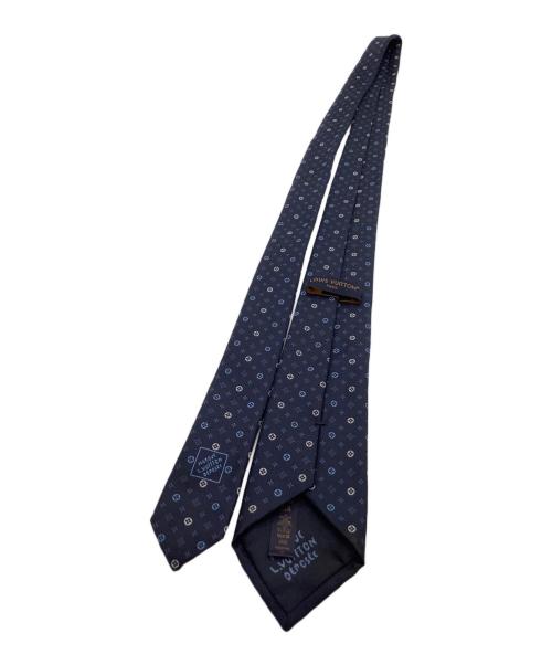 LOUIS VUITTON（ルイ ヴィトン）LOUIS VUITTON (ルイ ヴィトン) ネクタイ　ネクタイ・モノグラム フラワー ネイビー サイズ:freeの古着・服飾アイテム