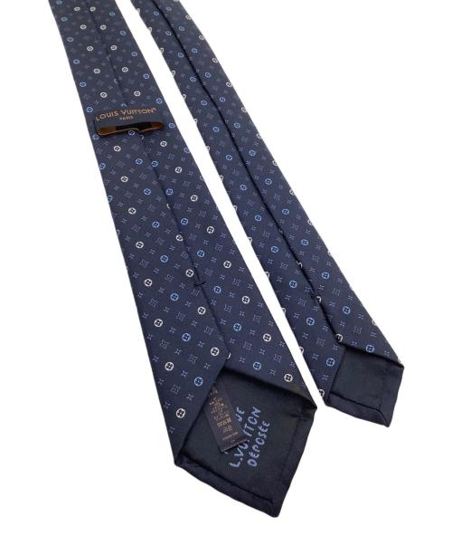 LOUIS VUITTON（ルイ ヴィトン）LOUIS VUITTON (ルイ ヴィトン) ネクタイ　ネクタイ・モノグラム フラワー ネイビー サイズ:freeの古着・服飾アイテム