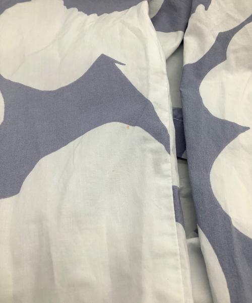marimekko（マリメッコ）marimekko (マリメッコ) 長袖ワンピース ネイビー×グレー サイズ:38の古着・服飾アイテム