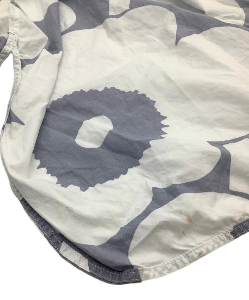 marimekko（マリメッコ）marimekko (マリメッコ) 長袖ワンピース ネイビー×グレー サイズ:38の古着・服飾アイテム