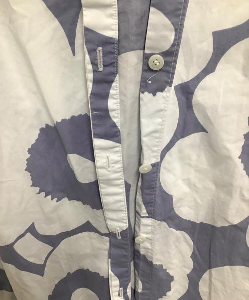 marimekko（マリメッコ）marimekko (マリメッコ) 長袖ワンピース ネイビー×グレー サイズ:38の古着・服飾アイテム