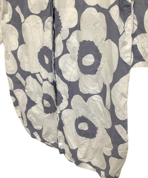 marimekko（マリメッコ）marimekko (マリメッコ) 長袖ワンピース ネイビー×グレー サイズ:38の古着・服飾アイテム