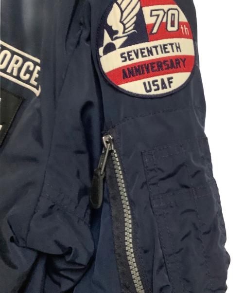 AVIREX（アヴィレックス）AVIREX (アヴィレックス) スタジャン ネイビー サイズ:XLの古着・服飾アイテム