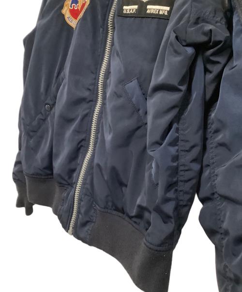 AVIREX（アヴィレックス）AVIREX (アヴィレックス) スタジャン ネイビー サイズ:XLの古着・服飾アイテム
