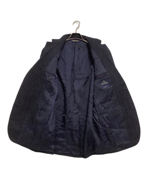 BROOKS BROTHERS（ブルックスブラザーズ）BROOKS BROTHERS (ブルックスブラザーズ) 段返り3Bジャケット　ストライプ ネイビー サイズ:39REGの古着・服飾アイテム