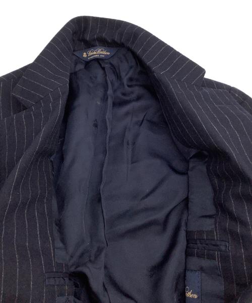 BROOKS BROTHERS（ブルックスブラザーズ）BROOKS BROTHERS (ブルックスブラザーズ) 段返り3Bジャケット　ストライプ ネイビー サイズ:39REGの古着・服飾アイテム