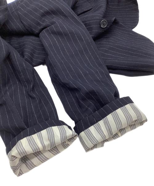 BROOKS BROTHERS（ブルックスブラザーズ）BROOKS BROTHERS (ブルックスブラザーズ) 段返り3Bジャケット　ストライプ ネイビー サイズ:39REGの古着・服飾アイテム