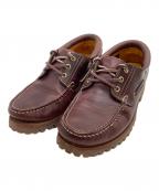 Timberlandティンバーランド）の古着「デッキシューズ　3eye」｜ブラウン