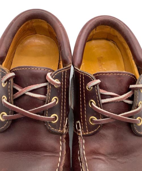 Timberland（ティンバーランド）Timberland (ティンバーランド) デッキシューズ　3eye ブラウン サイズ:26の古着・服飾アイテム