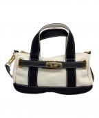 SITA PARANTICAシータパランティカ）の古着「2WAYバッグ TOTE POUCH 2way」｜ベージュ×ブラック
