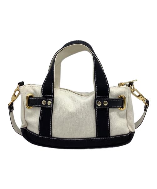 SITA PARANTICA（シータパランティカ）SITA PARANTICA (シータパランティカ) 2WAYバッグ TOTE POUCH 2way ベージュ×ブラックの古着・服飾アイテム