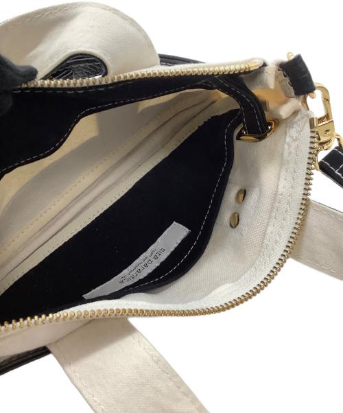 SITA PARANTICA（シータパランティカ）SITA PARANTICA (シータパランティカ) 2WAYバッグ TOTE POUCH 2way ベージュ×ブラックの古着・服飾アイテム