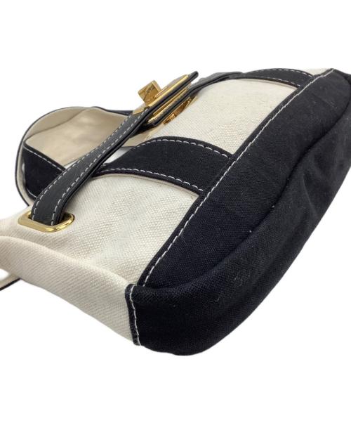 SITA PARANTICA（シータパランティカ）SITA PARANTICA (シータパランティカ) 2WAYバッグ TOTE POUCH 2way ベージュ×ブラックの古着・服飾アイテム