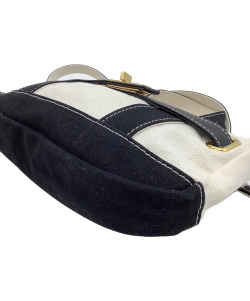 SITA PARANTICA（シータパランティカ）SITA PARANTICA (シータパランティカ) 2WAYバッグ TOTE POUCH 2way ベージュ×ブラックの古着・服飾アイテム