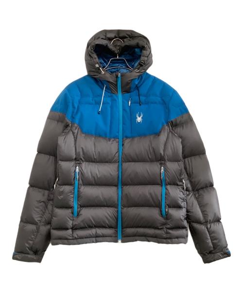SPYDER（スパイダー）SPYDER (スパイダー) ダウンジャケット ブルー×グレー サイズ:Lの古着・服飾アイテム